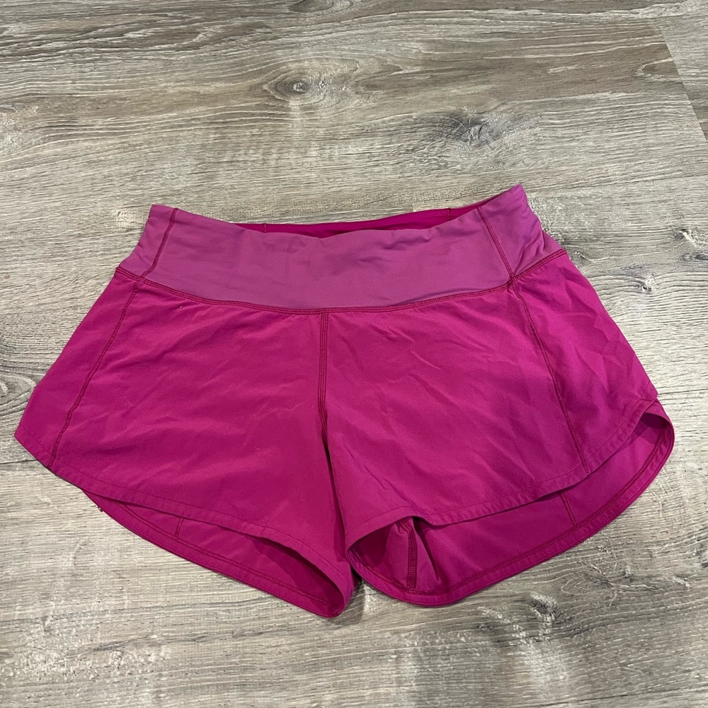 Lululemon size 6 shorts, lots of life left in them